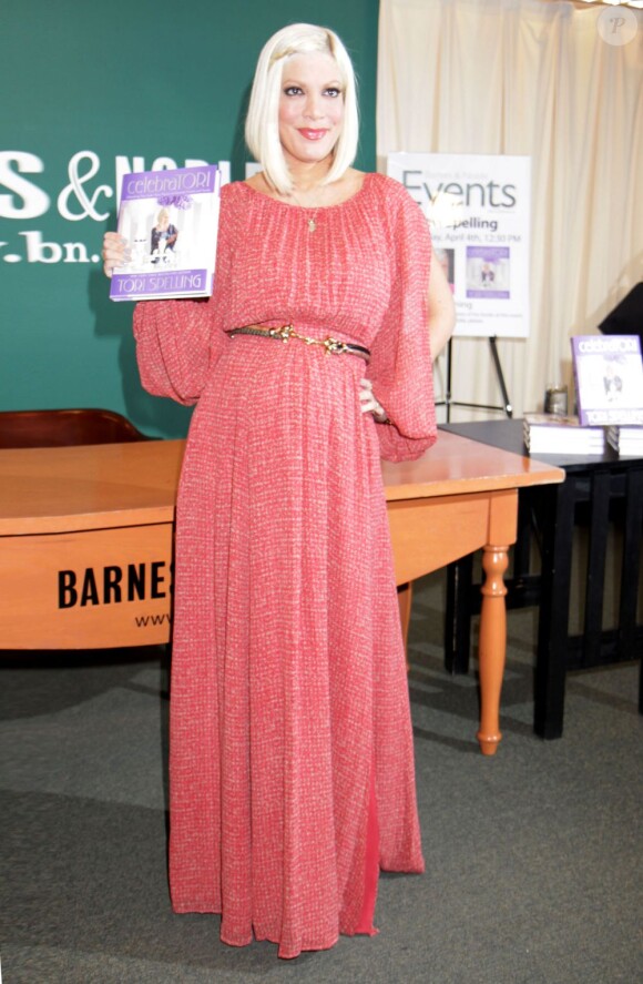 Tori Spelling enceinte en avril 2012