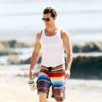 Matthew McConaughey sur une plage de Malibu à Los Angeles, le 30 mai 2012.