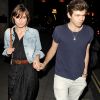 Keira Knightley et son fiancé James Righton à la sortie d'un restaurant le Londres, le 30 mai 2012.