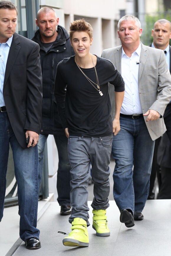 Justin Bieber à Paris le 31 mai 2012