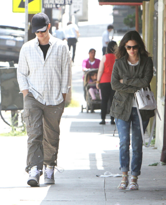 Hayden Christensen et Rachel Bilson : c'est pas franchement la joie dans les rues de Los Angeles, le vendredi 1er juin 2012.