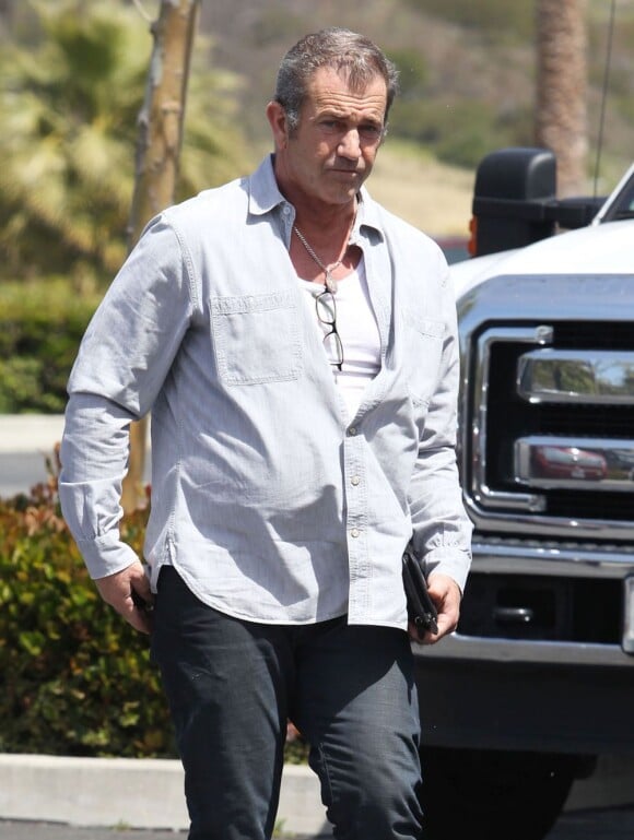 Mel Gibson le 3 avril 2012 à Malibu