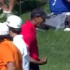 Tiger Woods, auteur d'un coup magique au trou numéro 16 lors de sa victoire au Memorial Tournament à Dublin dans l'Ohio