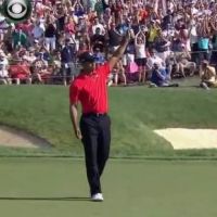 Tiger Woods : Un coup exceptionnel et le Tigre rugit de nouveau