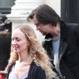 Jim Carrey et Anastasia Vitkina à New York, le 13 avril 2012.