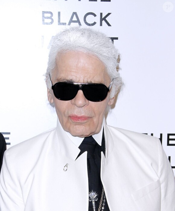 Karl Lagerfeld lors de la soirée Chanel : The Little Black Jacket au Swiss Institute de New York, le 6 juin 2012