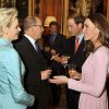 La princesse Charlene et le prince Albert de Monaco à Windsor en mai 2012 avec le duc et la duchesse de Cambridge.