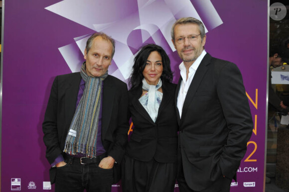 Hippolyte Girardot et Lambert Wilson accompagné lors de la cérémonie de clôture du Champs-Elysées Film Festival, le 12 juin 2012 à Paris.