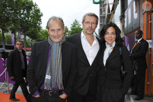 Hippolyte Girardot et Lambert Wilson accompagné lors de la cérémonie de clôture du Champs-Elysées Film Festival, le 12 juin 2012 à Paris.