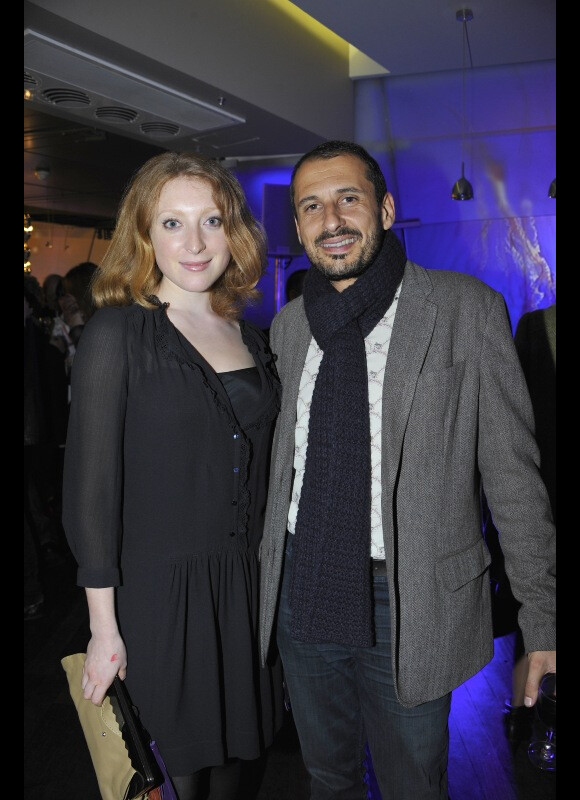 Sarah Stern et Safy Nebbou lors de la cérémonie de clôture du Champs-Elysées Film Festival, le 12 juin 2012 à Paris.