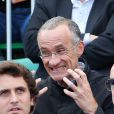Gilles Bouleau dans les tribunes de Roland-Garros, le 8 juin 2012.