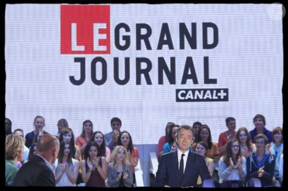 Michel Denisot en juin 2012 sur le plateau du Grand Journal