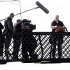Stellan Skarsgard sur le tournage de The Railway Man en mai 2012 en Ecosse.