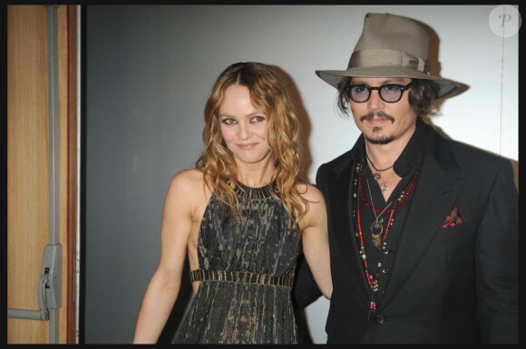 Vanessa Paradis et Johnny Depp en 2011
