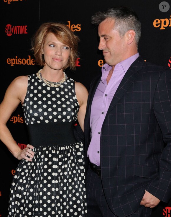 Les stars d'Episodes : Kathleen Rose Perkins et Matt LeBlanc à l'avant-première de la saison deux d'Episodes, à Los Angeles, le 19 juin 2012.