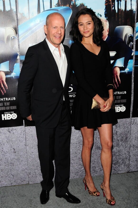 Bruce Willis et Emma Heming à Los Angeles en mars 2011.
