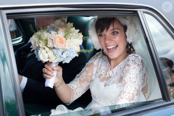 Mariage de Lily Allen à Cranham, le 11 juin 2011.