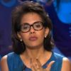 Audrey Pulvar sur le plateau d'On n'est pas couché en 2012.