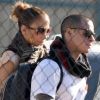 Jennifer Lopez et son jeune boyfriend Casper Smart le 22 juin à Buenos Aires avant de prendre l'avion pour Sao Paulo au Brésil dans le cadre de sa tournée mondiale Dance Again World Tour