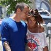 Séparés, mais visiblement toujours très proches Elisabetta Canalis et Steve-O se promènent à West Hollywood, le 23 juin 2012.