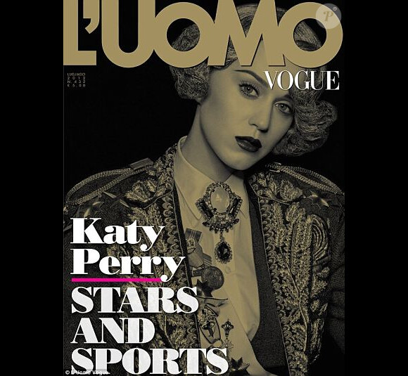 Katy Perry en couverture de L'Uomo Vogue - juillet/août 2012