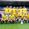 L'équipe du Brésil le 25 juin au Parc des Princes à Paris pour un match de foot au profit de l'association Plus Fort la Vie présidée par Jean-Claude Darmon