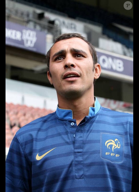 Brahim Asloum le 25 juin au Parc des Princes à Paris pour un match de foot au profit de l'association Plus Fort la Vie présidée par Jean-Claude Darmon