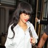 Rihanna sort de son hôtel à Londres le 25 juin 2012