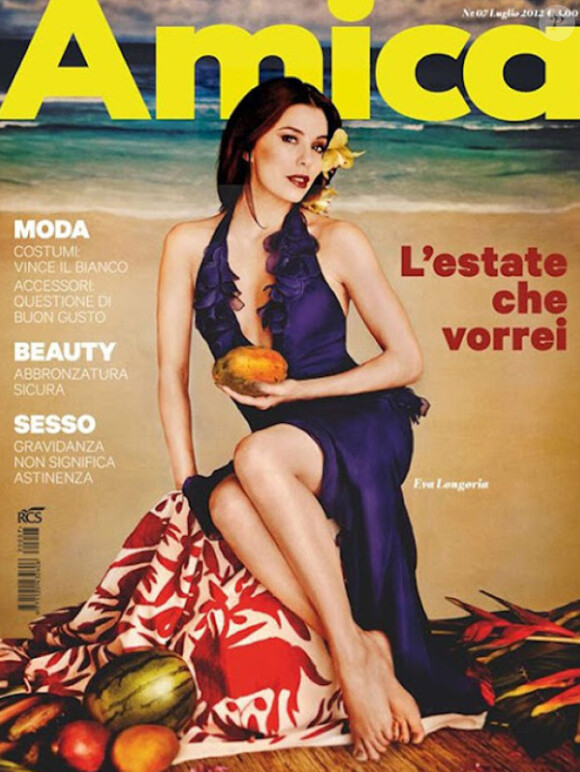 Eva Longoria sur la couverture du magazine Amica
