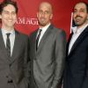 Daniel Zelman, Todd A. Kessler et Glenn Kessler présenteur la dernière saison de leur série Damages, à New York le 28 juin 2012.