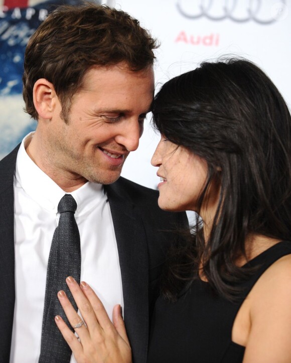 Josh Lucas et Jessica à la première de J. Edgar de Clint Eastwood, dans lequel il jouait, à Los Angeles, le 3 novembre 2011.
