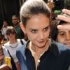 Katie Holmes à New York le 2 juillet 2012. Première sortie de l'actrice depuis l'annonce de son divorce d'avec Tom Cruise, après cinq ans de mariage.