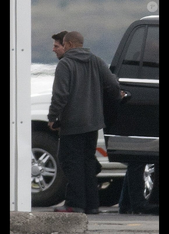 Tom Cruise décolle de Reykjavik, en Islande. Le 2 juillet 2012.