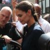 Katie Holmes à New York le 2 juillet 2012. Première sortie de l'actrice depuis l'annonce de son divorce d'avec Tom Cruise.