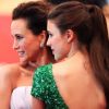 Andie McDowell et Rainey Qualley en mai 2012 à Cannes.