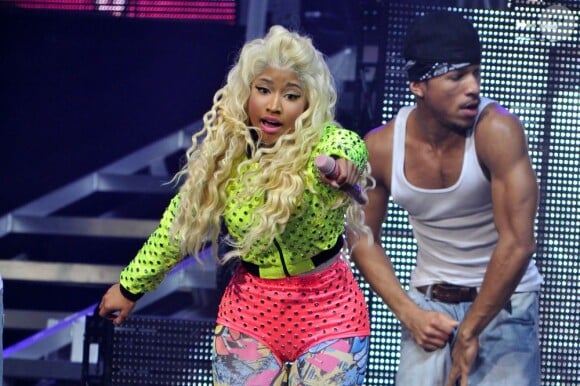 Nicki Minaj en concert au Zénith de Paris. Le 6 juillet 2012.