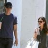 EXCLU : Rachel Bilson et Hayden Christensen se promènent dans les rues de Los Angeles le vendredi 6 juillet 2012