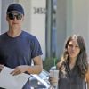 EXCLU : Rachel Bilson et Hayden Christensen se promènent dans les rues de Los Angeles le vendredi 6 juillet 2012