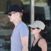 Rachel Bilson et son petit ami Hayden Christensen profitent d'une journée ensoleillée dans le vieux Pasadena à Los Angeles le samedi 7 juillet 2012