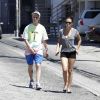 Tallulah Willis et son chéri Lucas Vercetti vont déjeuner à Studio City, Los Angeles, le 8 juillet 2012