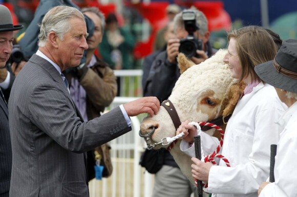 Le prince Charles à la Foire de Peterborough le 6 juillet 2012