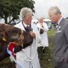 Le prince Charles en visite à la Foire de Peterborough le 6 juillet 2012.