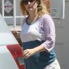 Drew Barrymore se rend dans un salon de manucure-pédicure, le lundi 9 juillet 2012 à Los Angeles.