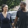 Kanye West et Kim Kardashian vont déjeuner à Beverly Hills le 13 juillet 2012