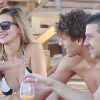 Fernando Llorente et sa compagne Maria ont posé leurs valises à Ibiza pour des vacances bien méritées le 18 juillet 2012