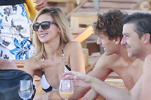 Fernando Llorente et sa compagne Maria ont posé leurs valises à Ibiza pour des vacances bien méritées le 18 juillet 2012