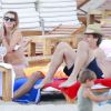 Fernando Llorente et sa compagne Maria ont posé leurs valises à Ibiza pour des vacances bien méritées le 18 juillet 2012