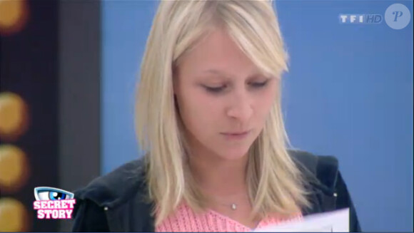 Virginie dans Secret Story 6, quotidienne du vendredi 20 juillet 2012 sur TF1