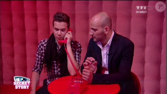 Kevin et Sacha dans Secret Story 6, vendredi 20 juillet 2012 sur TF1