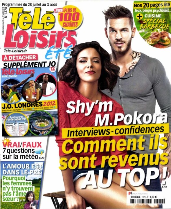 Télé Loisirs en kiosques le 23 juillet 2012